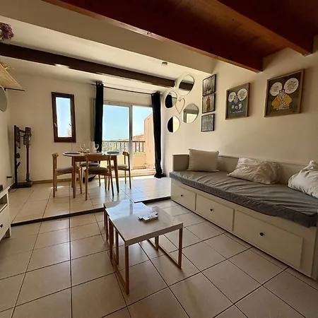 Appt 2 Pieces Renove Vue - Climatise - 4 Personnes Cap D'agde Ct335-031 Apartament